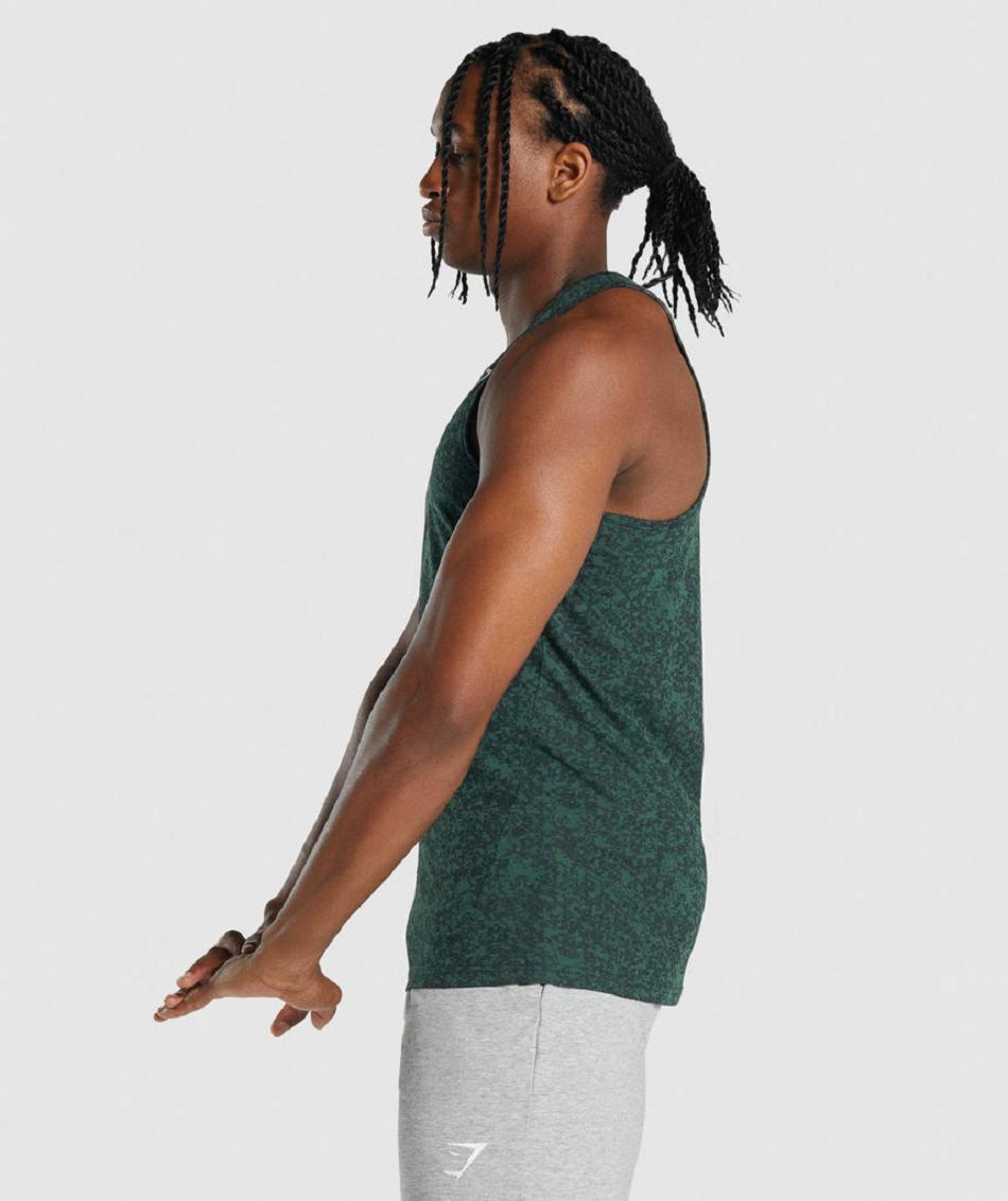 Tank Top Gymshark Critical 2.0 Hombre Verdes Oscuro | MX_3015RVD