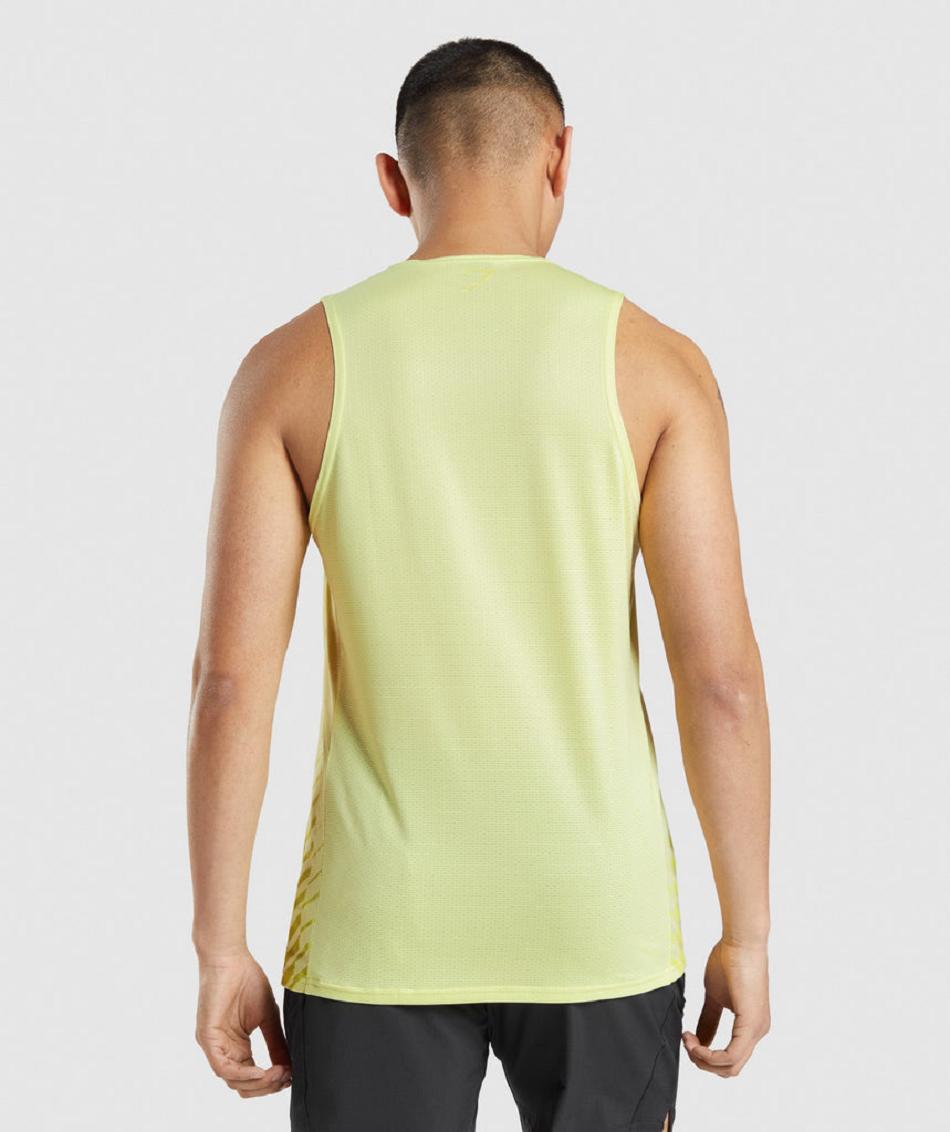 Tank Top Gymshark Deporte Stripe Hombre Verdes | MX_2997SGL