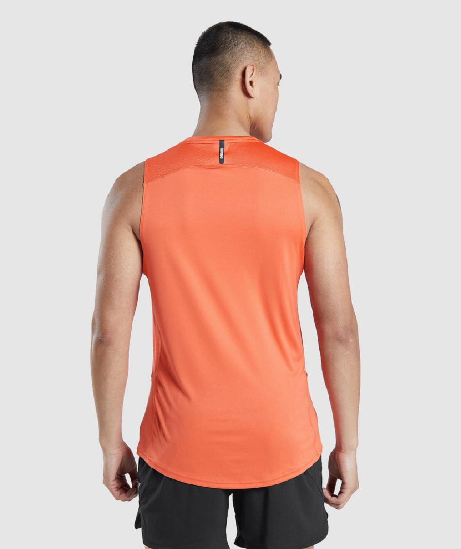 Tank Top Gymshark Speed Evolve Hombre Naranjas | MX_3026GSO