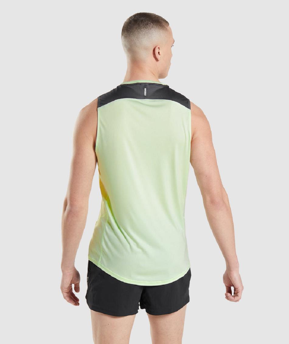 Tank Top Gymshark Speed Evolve Hombre Verdes | MX_3018UZG