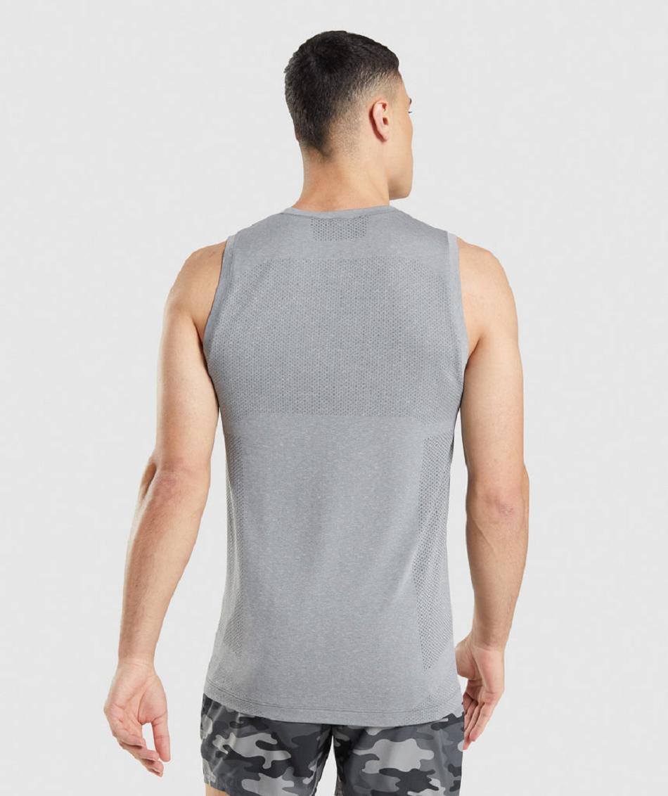 Tank Top Gymshark Vital Seamless Light Hombre Grises | MX_3030LIS