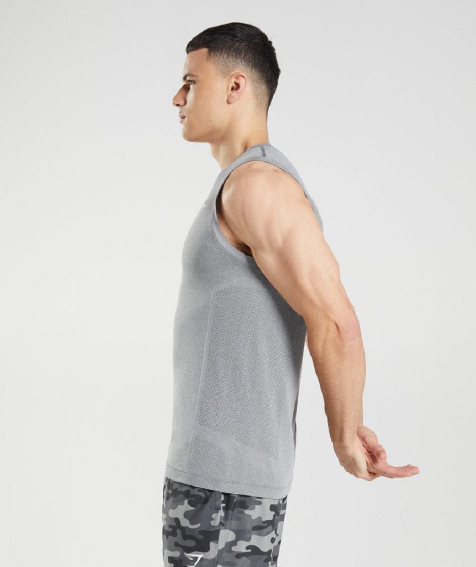 Tank Top Gymshark Vital Seamless Light Hombre Grises | MX_3030LIS