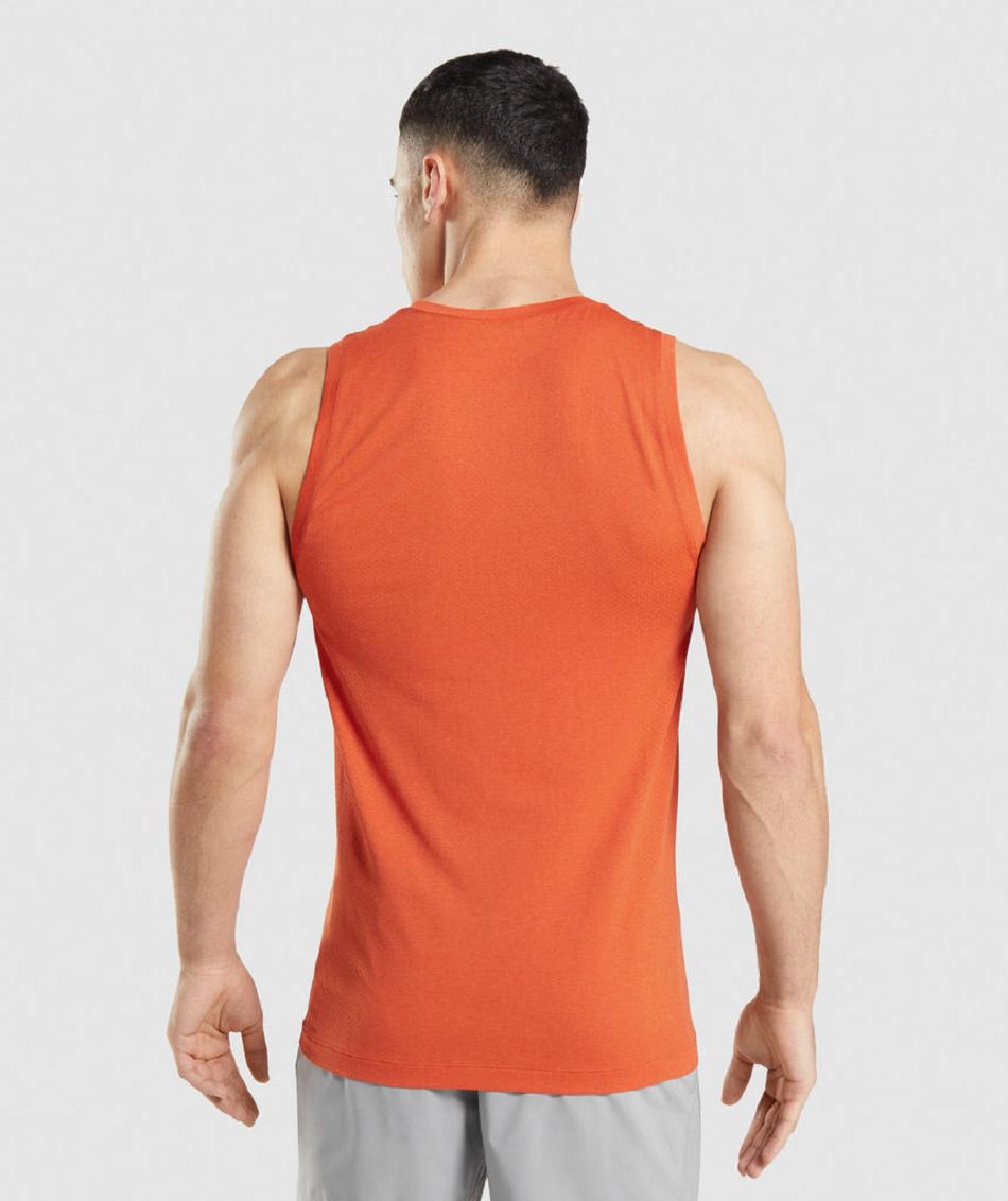 Tank Top Gymshark Vital Seamless Light Hombre Naranjas | MX_3031ZUT